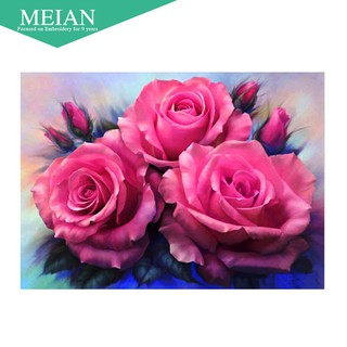 ,Flower,Rose,5D,Diamond Painting,,Needlework