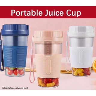 GQN Portable Usb Electric Fruit Juicer Cup Mixer Rechargeable mini Blender mixer