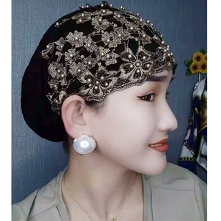 【Spot】【Fast Delivery】【Send Muslim shawl card】【Spring and Summer New Mosi Hui Hat Headscarf】Breathabl