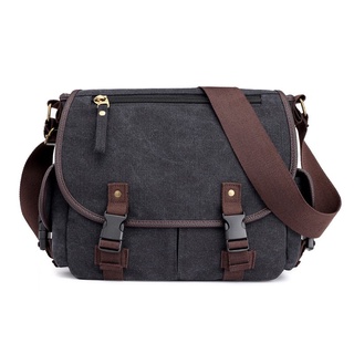 Men's handbag canvas shoulder bag Messenger bag men fashion tide bag casual Korean style of laptop l