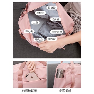 Foldable Bags Multifunctional Travel Bag Gym Bag Swim Bag Women Handheld Lightweight Short Mass Inte