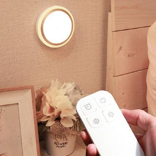 Wireless Dimmable USB Charge LED Cabinet Light,Remote Control Time Adjustable Stick-On Night Lamp (4)