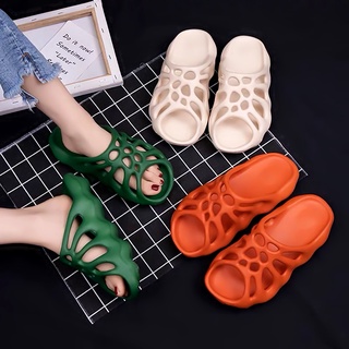 Women's Shoes Hole Shoes Net Celebrity Couple Slippers Female Summer New Korean Fashion Outer Hole S
