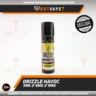 Drizzle Havoc 50ml (3mg/6mg) Vape Juice - 100% ORIGINAL (COD)