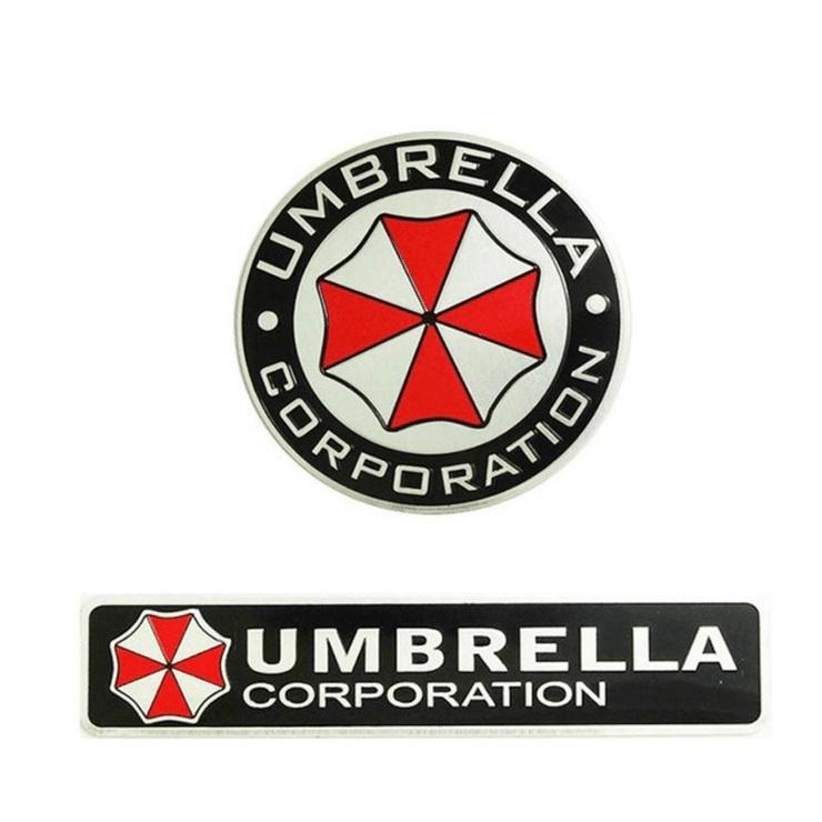 Metal 3D Resident Evil Umbrella Corporation Car Badge Emblem