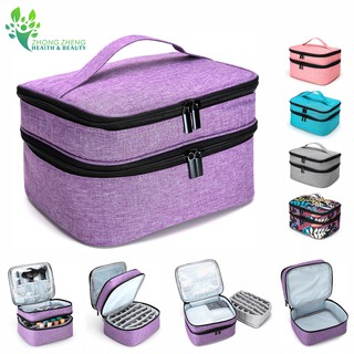 Essential Oil Carrying Case Holds 30 Bottles(5ml-30ml, Roller Bottles)Organizer for Essential Oil / Nail Polish Carrying