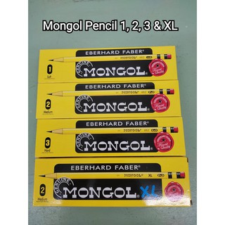 Mongol Pencil 1, 2, 3 and XL