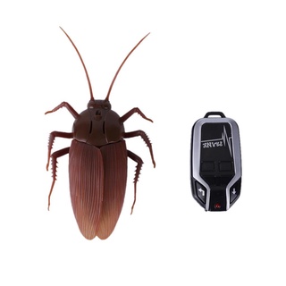 Remote Control Realistic Fake Cockroach RC Prank Toys Insects Joke Scary Trick
