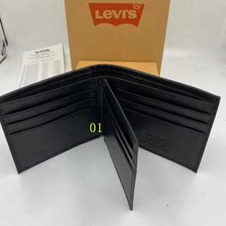 [In Stock!] Authentic Levi's Men‘s Leather Short Wallet Coins wallet Fold wallet (2)