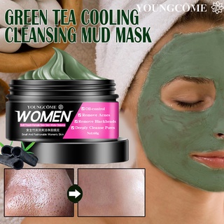 YOUNGCOME Unisex Cleansing Mud Mask Gently Remove Blackheads and Shrinks Pores Smearing Mask