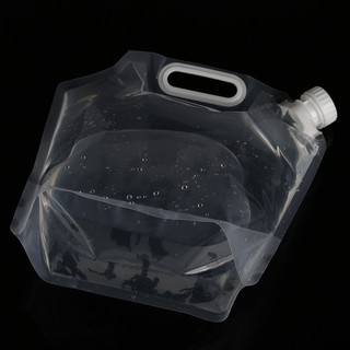 New!Portable Folding Clear Water Bag 5L (4)
