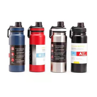 VACUUM BOTTLE 800ML Double Wall Vacuum Insulated 304 Stainless Steel Sport Water Bottle