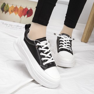 Women's Korean Style Rubber Shoes Heeled Shoes