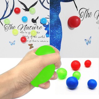 [ PB ] (Ready Stock) Stick Wall Ball Stress Relief Toys Sticky Squash Ball Globbles Decompression Toy for Kids Toys Section 6.0CM (air Section) (7)