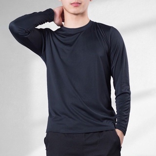 Men's long-sleeved thermal shirt, Round neck men's autumn and winter T-shirt (AT88)