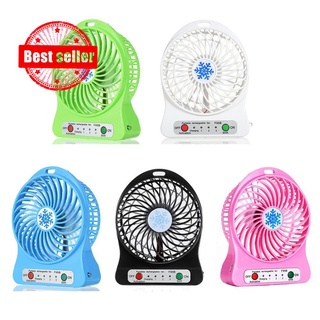 Portable LED Light Mini Fan Air Cooler Mini Desk USB Third Outdoor Rechargeable Office USB ABS F4W1