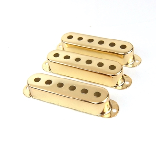 Gold Plated Single Coil Pickup Cover Set for Stratocaster Fender Strat Guitar 48/50/52mm/3 in 1 Set Optional (1)