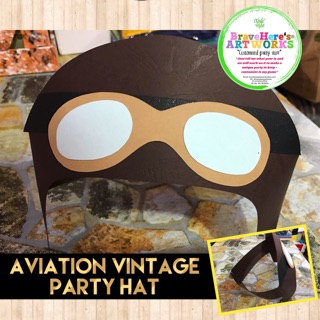 BraveHere~ Per piece Vintage Aviation Party Hat Free size