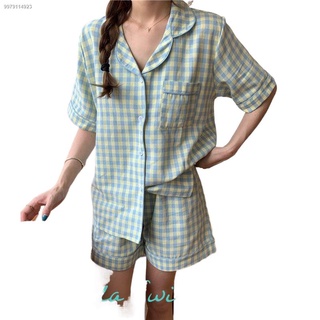 *mga kalakal sa stock*﹍✘✼Korean Pajama Set Shorts Sleepwear Night Lounge Wear For Women Terno Sleep