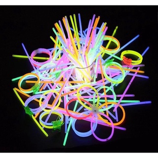 Ready Stock/✿❆50pcs Glow in the Dark Glow Stick Assorted Color