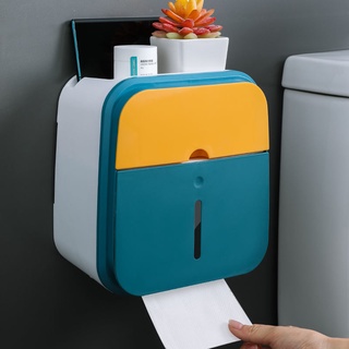 Toilet Tissue Box Toilet Paper Rack Wall Mounted Holder (6)
