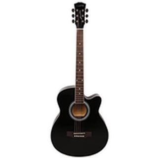 Acoustic Electric Guitar - Spruce Wood Matt Finish Electric Acoustic Guitar (Black EQ) (4)