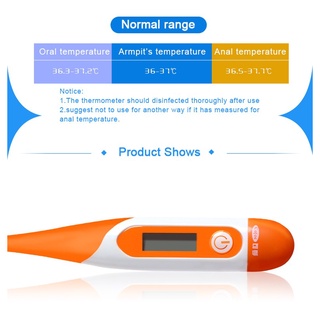 Cofoe Soft Head Digital Thermometer LCD Body Temperature Measurement Tools Waterproof Oral Armpit Thermometer for Kids Infant Adult (6)