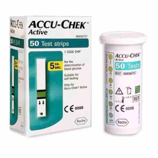 ACCU-CHEK Active 50 Sheets Test Strips Diabetic Blood Glucose Medical instant Check