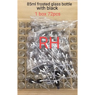 85ml frosted glass bottle 1box72pcs