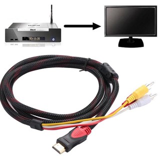 DXCPK HDMI To 3 RCA Cable HDMI Converter