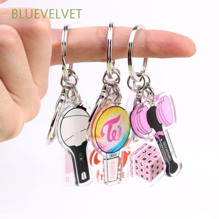 BLUEVELVET Trendy Exo Got7 Twice Seventeen Keychain Cute Cosplay Jewelry Keyring Chain Bangtan Boys Korean Unisex Fans Collection Gifts Acrylic Pendant