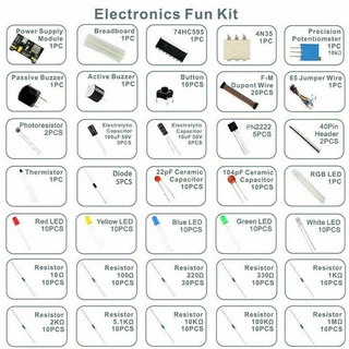 830 Breadboard Set Tie-points Breadboard Set Electronic UNO R3 Element Pack Starter Kits for Arduino (3)