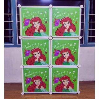 Disney Princess Ariel DIY Cube Cabinet Wardrobe Organizer