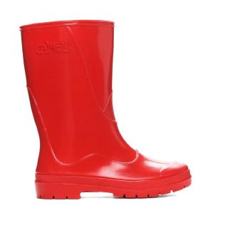 Camel Ladies Waterproof Rain Boots in Red