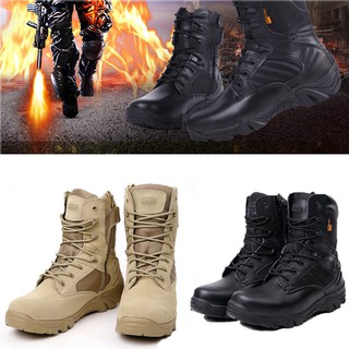 BAOPENG Men Tactical Army Battle Combat Boots Military Shoes (1)