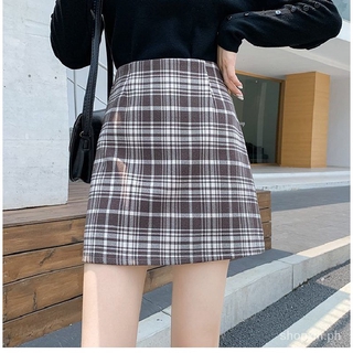 【COD】 Woman Skirt Korean Skirt High Waist Short Skirt Plaid Skirt Pleated Skirt Girl Spring Summer Mini Skirt A-line Skirts