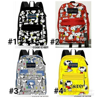 COD JANSPORT CHARACTER SNOOPY DESIGNS BAGS