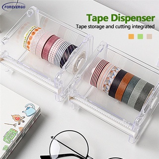 RE Creative Stationery Tape Cutter Washi Tape Storage Organizer Cutter Office Paper Tape Dispenser Office Supplies