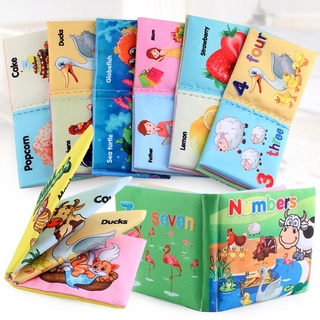 0-12 Months Baby Cloth Book Intelligence Develop Soft Learning Cognize Reading Books Early (5)