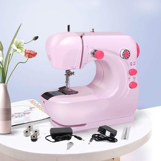 Household Sewing Machine With Lamp Portable Two Speed Control