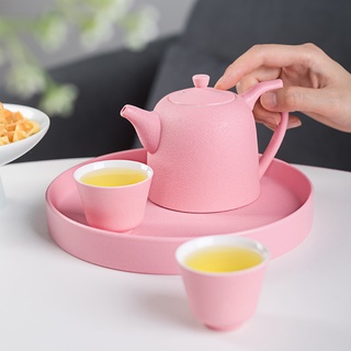 Egq Curious Pink Ceramic Teapot Girls Home Kung Fu Tea Set Tea Pot Single