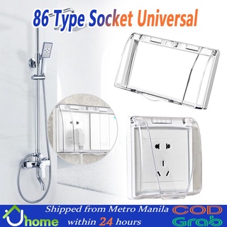 【SOYACAR】86Type Wall Socket Switch Box Electric Plug Cover Waterproof Power Outlet Protector Cover
