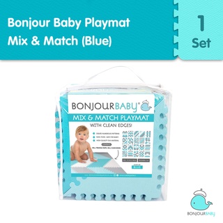 Bonjour Baby Mix and Match Playmat (Blue)