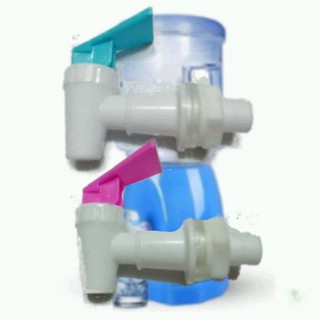 1Set PVC Water Jag Dispenser Faucet Pink Blue Water Dispenser Faucet Hot And Cold Water Faucet