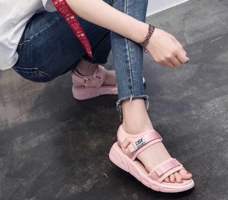 565# Cod new korean fashion wedge sandals (6)