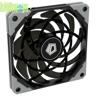 ID-COOLING 12cm PC Case Cooling Fan PWM Silent Quiet Water Cooling System Cooler (9)