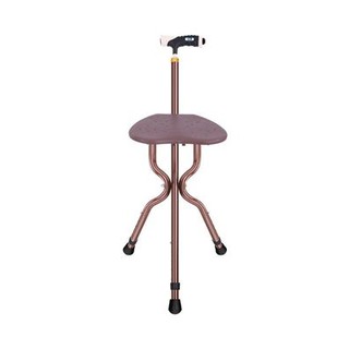 Dual-purpose auxiliary cane, old man's crutch with chair, folding stool, clam cane, Chair, telescopi