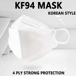 【Ready Stock】KF94 Korean Face Mask id Adult Child Strong Protective Non-woven Protection Filter 3D Anti Viral Mask Korea Style EXO