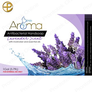 Beau Aroma Antibacterial Liquid Hand Soap with Essential Oils 1 gallon (Lavender) (3)