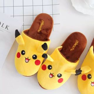 Pokemon Pikachu House Bedroom Slippers